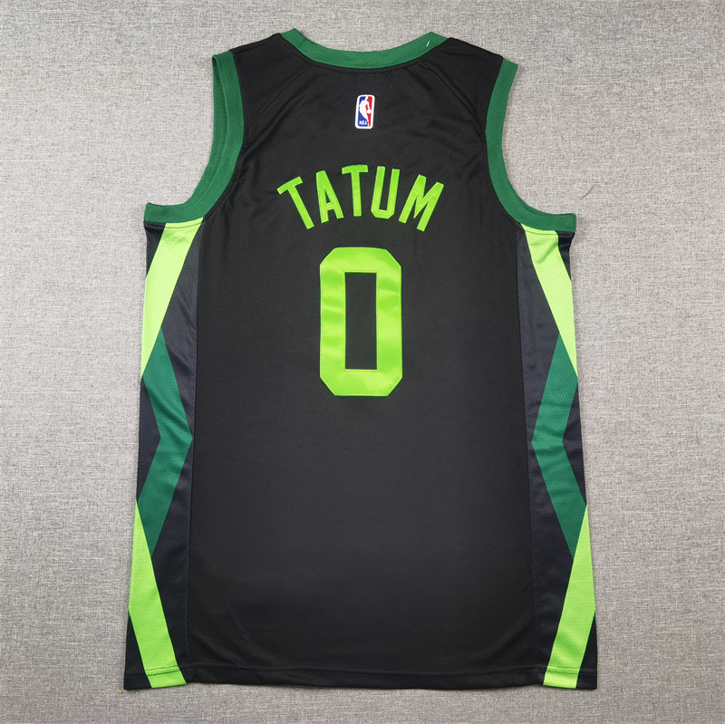Men Boston Celtics #0 Tatum black 2024  2025 NBA jersey->boston celtics->NBA Jersey